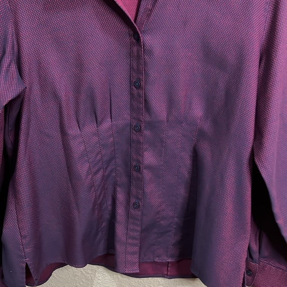 Foxcroft Wrinkle free fitted size 16 - Picture 4 of 5